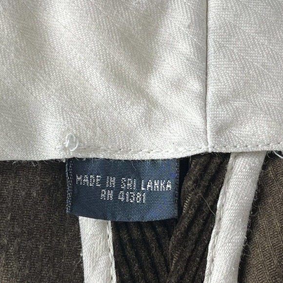 Vintage Polo Ralph Lauren Corduroy Pants Men’s 35 x 32 Preston Fit Stretch Brown - Picture 7 of 10